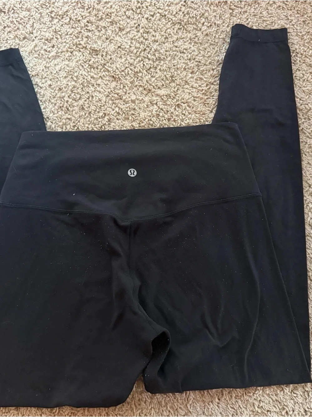 lululemon athletica Black High-Waist Seamless Leggings